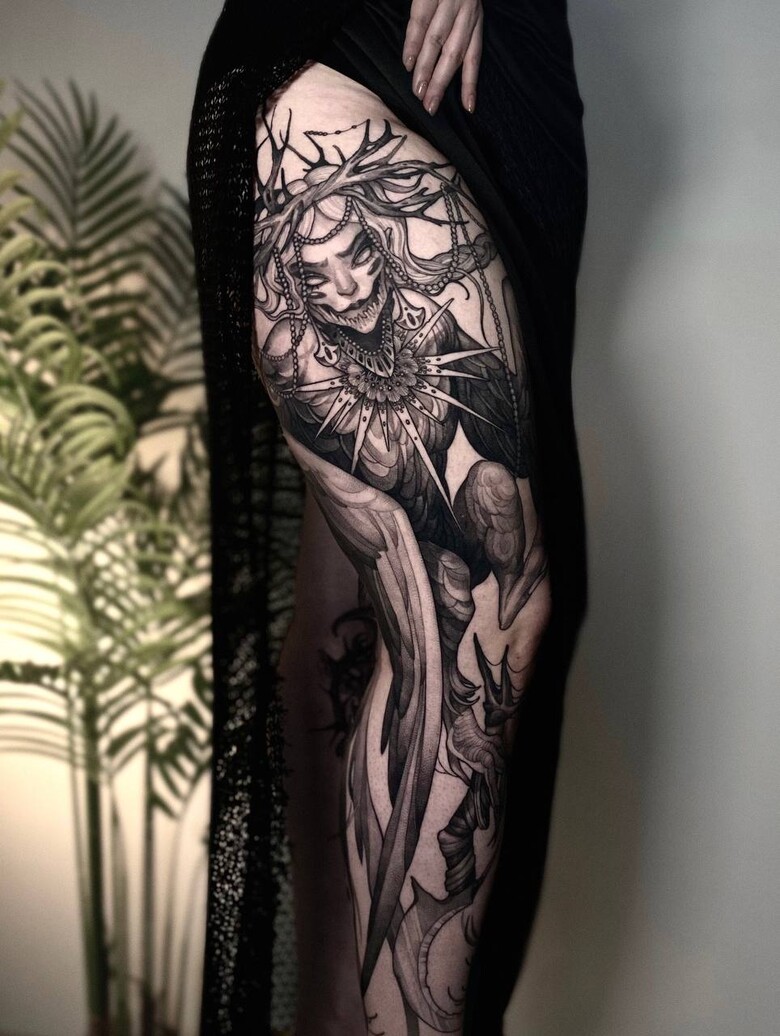 Тату мастер Александра Гагарина